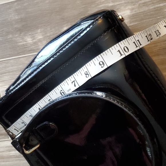 Kate Spade Black Patent Leather Purse - Picture 10 of 14